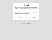 Tablet Screenshot of kantyli.com